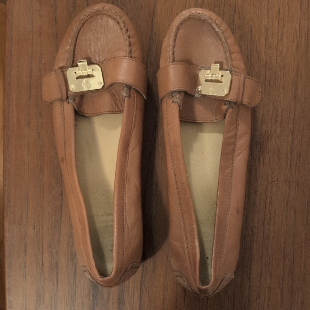 Cole Haan Brown Leather Loafers Sz 7.5
